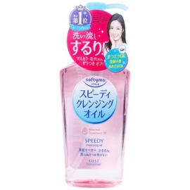 Dầu tẩy trang làm sạch nhanh Softymo Speedy Cleansing Oil Kosé lớp mascara và trang điểm trên da (230ml)