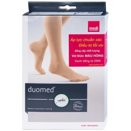 Vớ gối y khoa Duomed Size L hỗ trợ điều trị suy tĩnh mạch, phù chân, đau nhức chân 