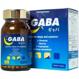 Viên uống Gaba Jpanwell hỗ trợ làm giảm các triệu chứng mất ngủ, khó ngủ (60 viên)