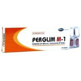 Thuốc Perglim M-1 Mega Lifesciences điều trị tiểu đường type 2 (1 vỉ x 20 viên)