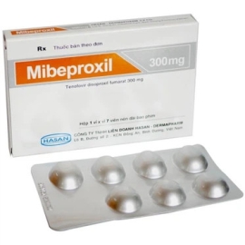 Thuốc Mibeproxil 300mg Hasan phòng và điều trị nhiễm virus HIV-1 (7 viên)