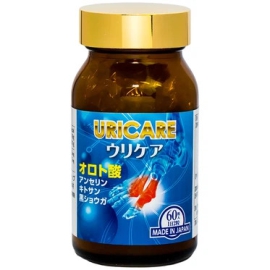 Viên uống Uricare Jpanwell giúp giảm axit uric trong máu (60 viên)