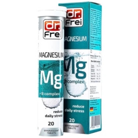 Viên sủi Magnesium + B Complex Dr. Frei bổ sung magie và vitamin nhóm B (20 viên)
