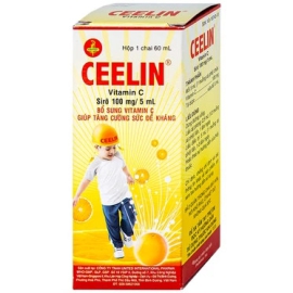 Siro Ceelin United phòng ngừa và điều trị thiếu vitamin C ở trẻ (Chai 120ml)