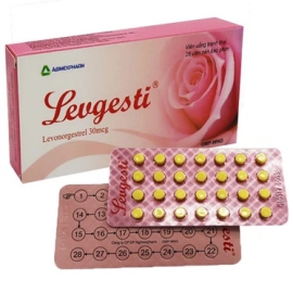 Thuốc tránh thai hằng ngày Levgesti 30mcg Agimexpharm (1 vỉ x 28 viên)