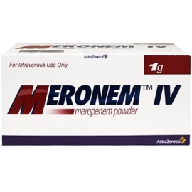Thuốc Meronem 1g AstraZeneca điều trị nhiễm khuẩn (10 chai)