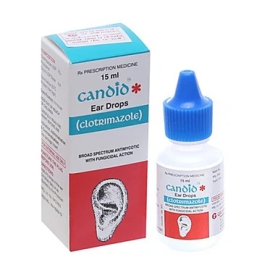 Thuốc nhỏ tai Candid Glenmark hỗ trợ điều trị nấm tai (15ml)