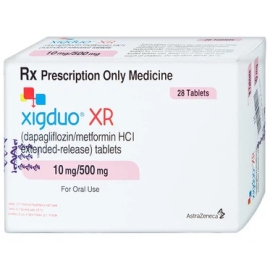Thuốc Xigduo XR 10mg/500mg Astrazecena kiểm soát đường huyết (4 vỉ x 7 viên)