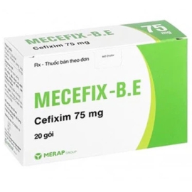 Thuốc Mecefix-B.E 75mg Merap Group hỗ trợ điều trị nhiễm khuẩn đường tiết niệu (20 gói)