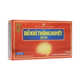 Thuốc Bổ Khí Thông Huyết BVP điều trị rối loạn tuần hoàn não (3 vỉ x 10 viên)