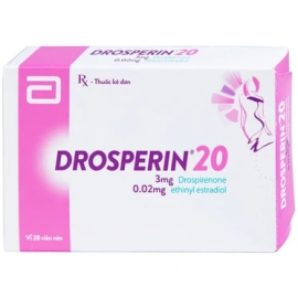 Thuốc tránh thai hằng ngày Drosperin 20 Abbott (1 vỉ x 28 viên)