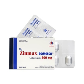 Thuốc Zinmax Domesco 500mg trị nhiễm khuẩn thể nhẹ đến vừa (3 vỉ x 10 viên)