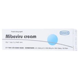 Thuốc Mibeviru Cream Hasan điều trị nhiễm Herpes Simplex (5g)