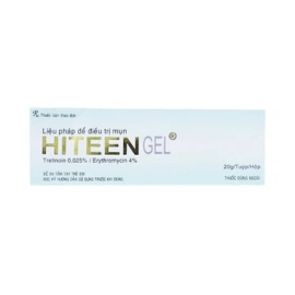 Gel bôi da Hiteen Phil điều trị mụn trứng cá dạng vi u nang hoặc kèm viêm, mụn trứng cá mủ sần (20g)