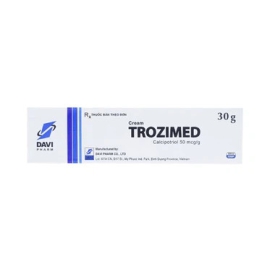 Thuốc Cream Trozimed Đạt Vi Phú điều trị vẩy nến mảng nhẹ và vừa (30g)