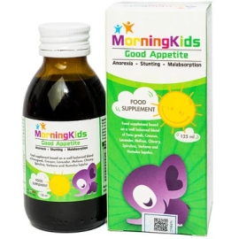 Siro MorningKids Good Appetite hỗ trợ tăng cường tiêu hóa, giúp ăn ngon miệng (125ml)