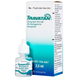 Thuốc nhỏ mắt Travatan Alcon giảm nhãn áp ở bệnh nhân tăng nhãn áp hay glaucoma góc mở (2.5ml)