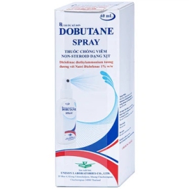 Thuốc Dobutane Spray Unison giúp giảm đau, chống viêm (60ml)