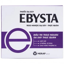 Thuốc Ebysta Merap Group điều trị trào ngược dạ dày, thực quản (20 gói X 10ml)