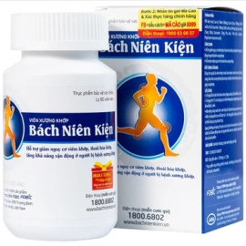 Viên xương khớp Bách Niên Kiện FOBIC hỗ trợ giảm nguy cơ viêm khớp, thoái hóa khớp, tăng khả năng vận động (80 viên)