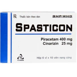 Thuốc Spasticon 425mg TV.Pharm điều trị bệnh não do chấn thương (6 vỉ x 10 viên)