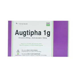 Thuốc Augtipha 1g Tipharco điều trị bệnh lý nhiễm khuẩn (2 vỉ x 10 viên)