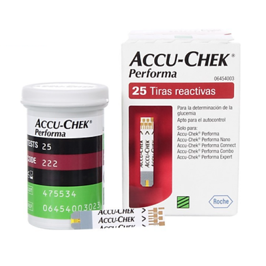 Que Thử Đường Huyết ACCU CHECK PERFORMA (25 que)