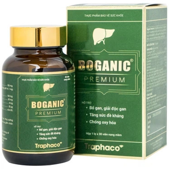 Viên uống Boganic Premium Traphaco hỗ trợ bảo vệ và tăng cường chức năng gan