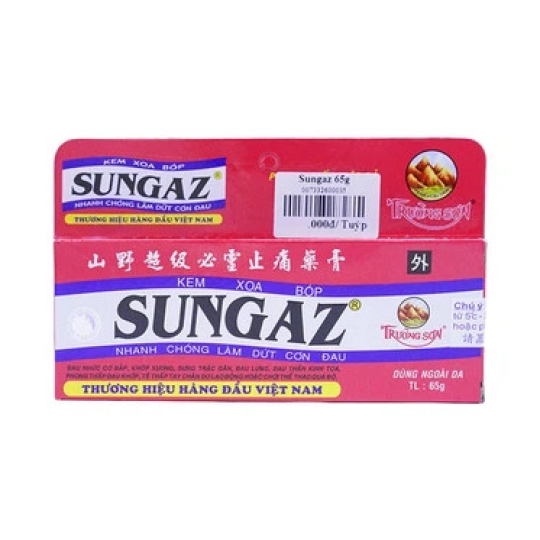 Kem xoa bóp Sungaz Trường Sơn giúp tan máu bầm, giảm đau hiệu quả (65g)