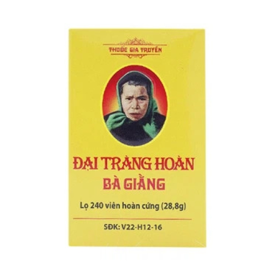 Thuốc Đại Tràng Hoàn Bà Giằng điều trị viêm đại tràng cấp và mãn tính (240 viên)