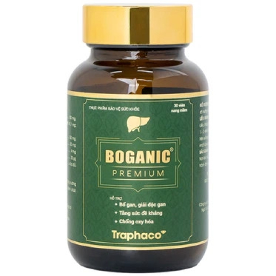 Viên uống Boganic Premium Traphaco hỗ trợ bảo vệ và tăng cường chức năng gan