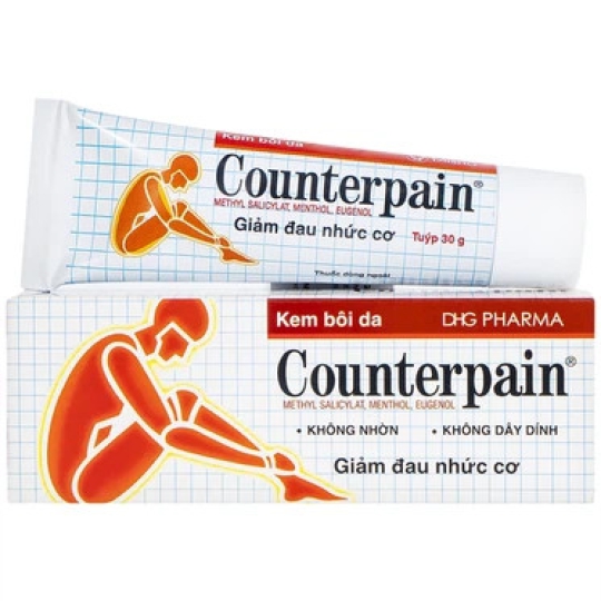 Thuốc bôi Counterpain DHG hỗ trợ giảm đau trong các trường hợp đau cơ, bong gân (30g)