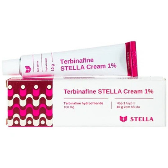 Kem bôi da Terbinafine STELLA Cream 1% điều trị nhiễm nấm ở da, lang ben (10g)