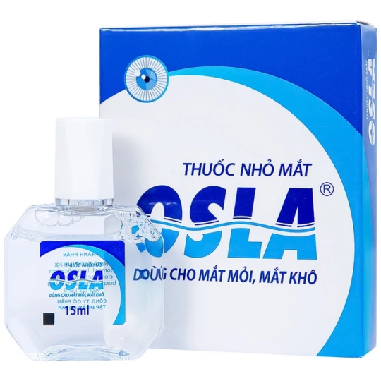 Thuốc nhỏ mắt Osla Merap Group dùng cho mắt mỏi, mắt khô (15ml)