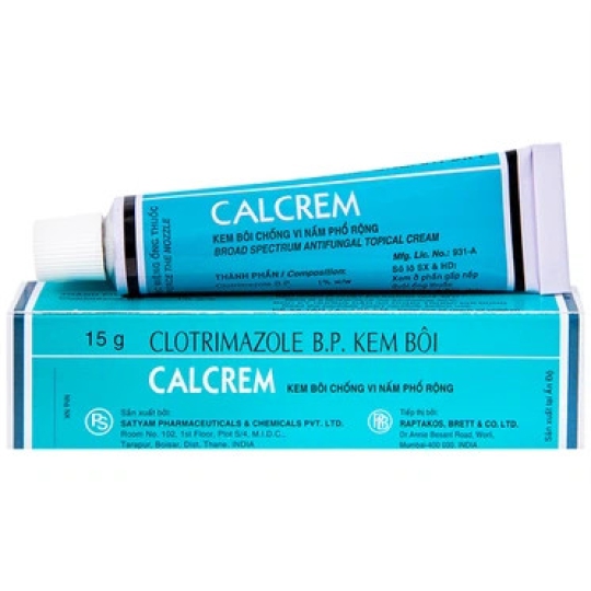 Kem bôi Calcrem 15g điều trị nấm da