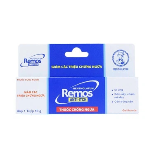 Thuốc chống ngứa Remos Anti-Itch hỗ trợ giảm các triệu chứng ngứa (10g)