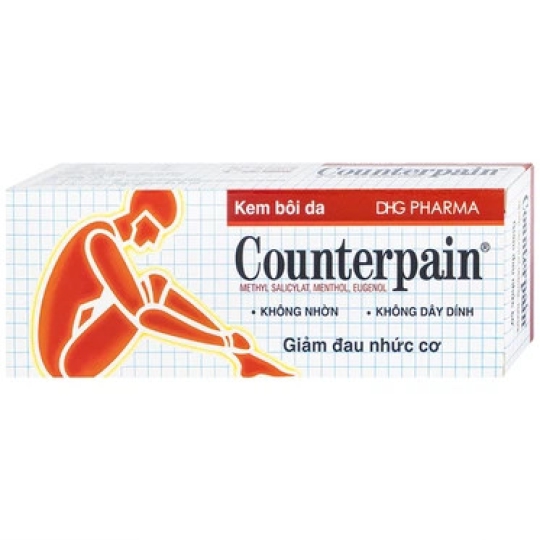 Thuốc bôi Counterpain DHG hỗ trợ giảm đau trong các trường hợp đau cơ, bong gân (30g)