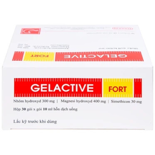 Thuốc Gelactive Fort Hasan điều trị rối loạn tiêu hóa (30 gói x 10ml)