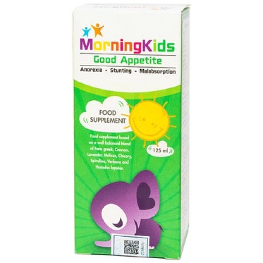 Dung dịch MorningKids Good Appetite tăng cường tiêu hóa, giúp ăn ngon miệng (125ml)