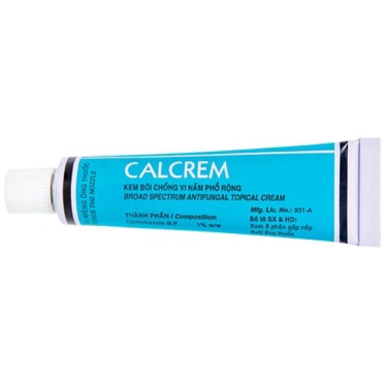 Kem bôi Calcrem 15g điều trị nấm da