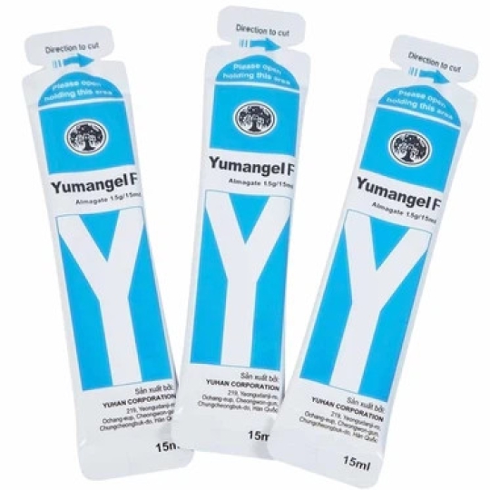 Thuốc Yumangel F Yuhan điều trị loét dạ dày, tá tràng (20 gói x 15ml)