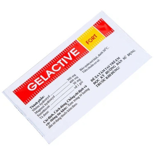 Thuốc Gelactive Fort Hasan điều trị rối loạn tiêu hóa (30 gói x 10ml)