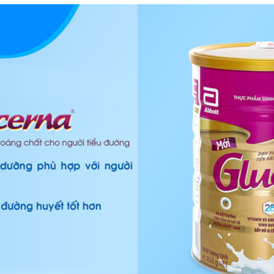 Sữa bột Abbott Glucerna bổ sung vitamin, khoáng chất cho người tiểu đường (850g)