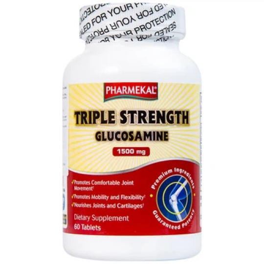 Viên uống Triple Strength Glucosamine 1500mg Pharmekal bổ khớp (60 viên)