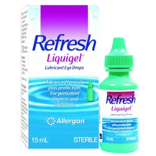 Thuốc nhỏ mắt Refresh Liquigel Allergan làm dịu các tổn thương mắt (15ml)