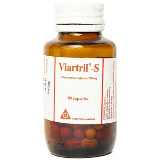 Thuốc Viartril-S 250mg Rottapharm giảm triệu chứng thoái hóa khớp (80 viên)