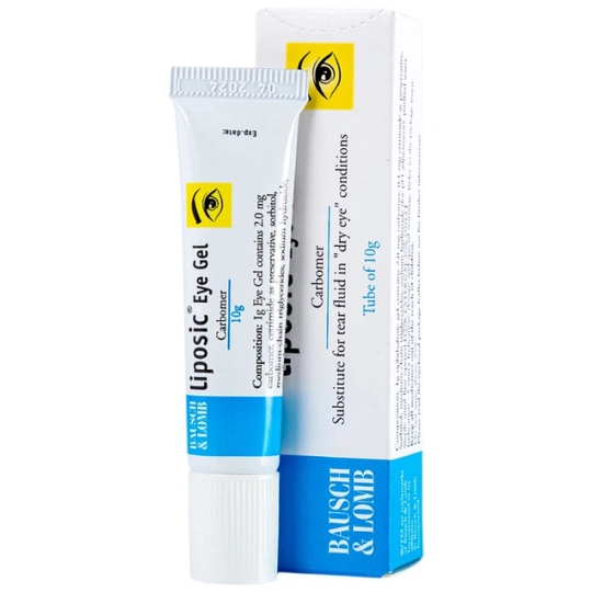 Thuốc Liposic Eye Gel Fabrik GmbH hỗ trợ điều trị triệu chứng cho bệnh khô mắt (10g)