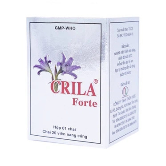 Thuốc Crila Forte Thiên Dược hỗ trợ điều trị tuyến tiền liệt (20 viên)