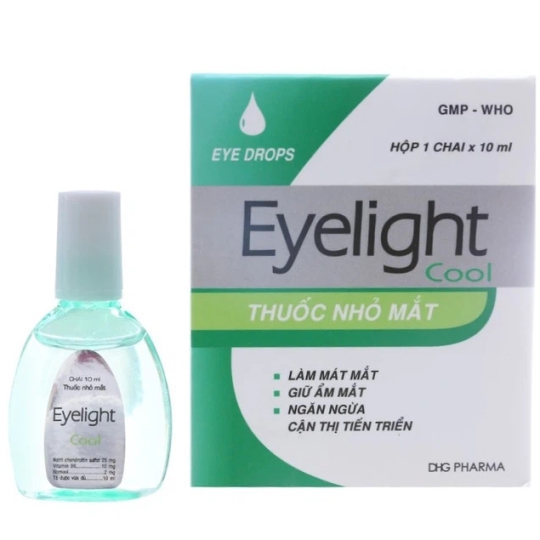 Thuốc nhỏ mắt Eyelight Cool DHG làm mát và giữ ẩm cho mắt (10ml)