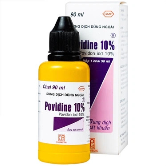 Dung dịch Povidine 10% Pharmedic sát trùng viết thương (Chai 90ml)